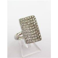 Ring Damiata Gioielli Woman in White Gold Zircone 2125/102/1-D199 - 2125/102/1-D199
